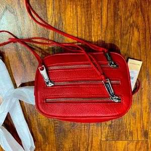 Rebecca minkoff NWT red leather belt bag